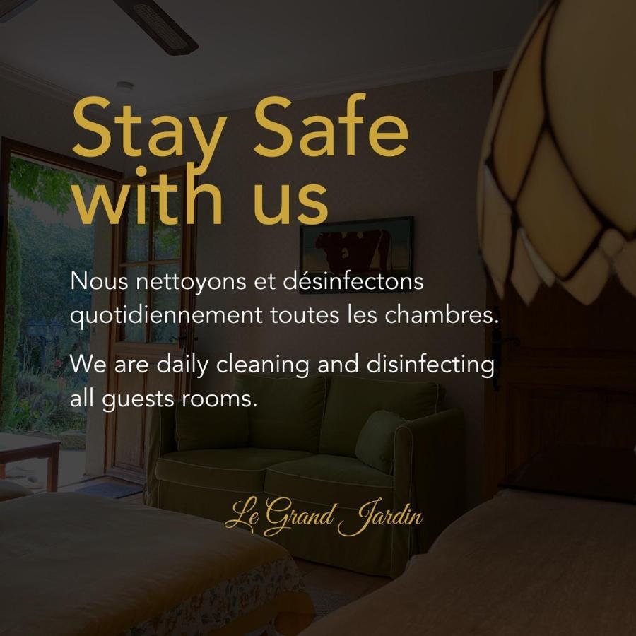 Le Grand Jardin Bed and Breakfast Lafare Exterior foto